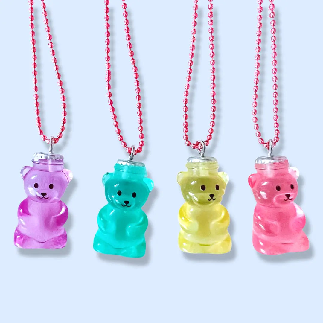 NEW Pop Cutie Jelly Honey Bear Kids Necklace