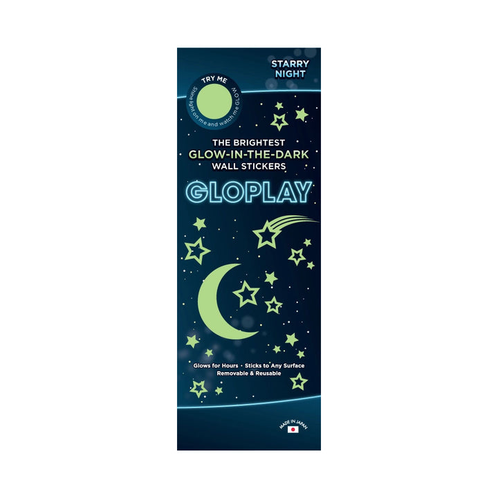 NEW Japanese Glo Stickables Set- Starry Night