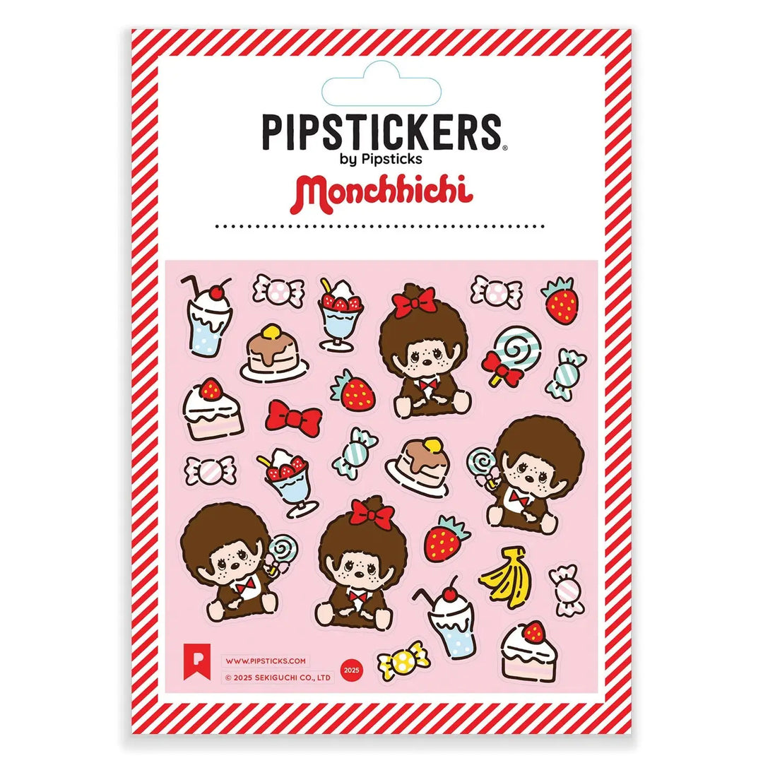 NEW Monchhichi & Sweets Stickers