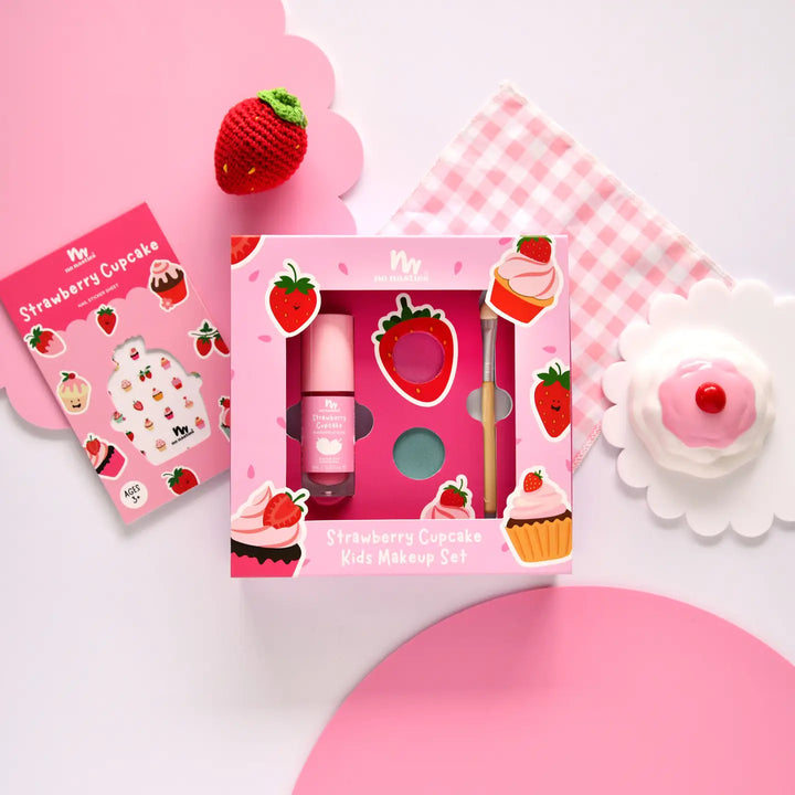 Natural Kids Strawberry Cupcake Makeup Gift Set