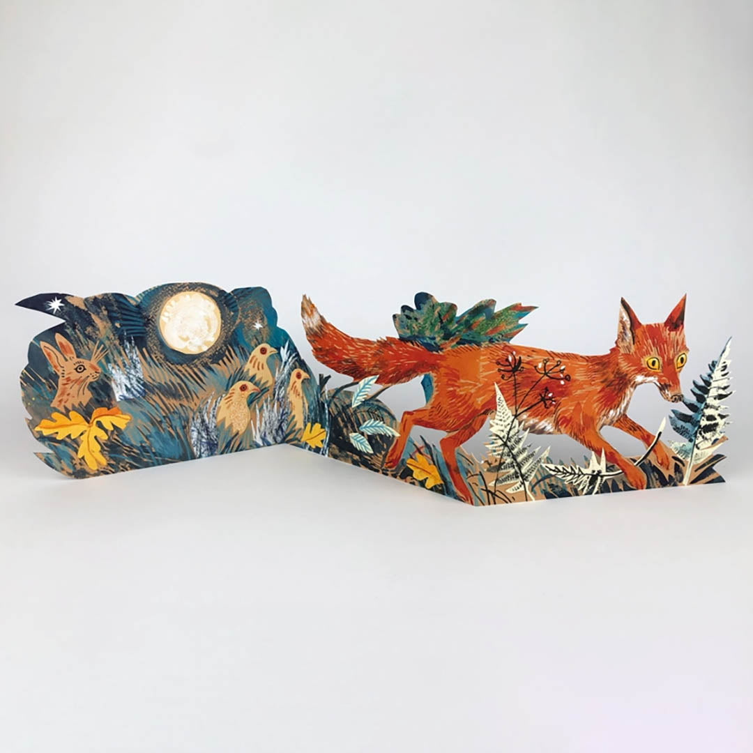 NEW Fox Collage Card