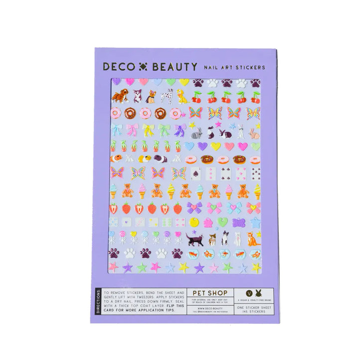 Nail Deco Stickers: Pet Shop