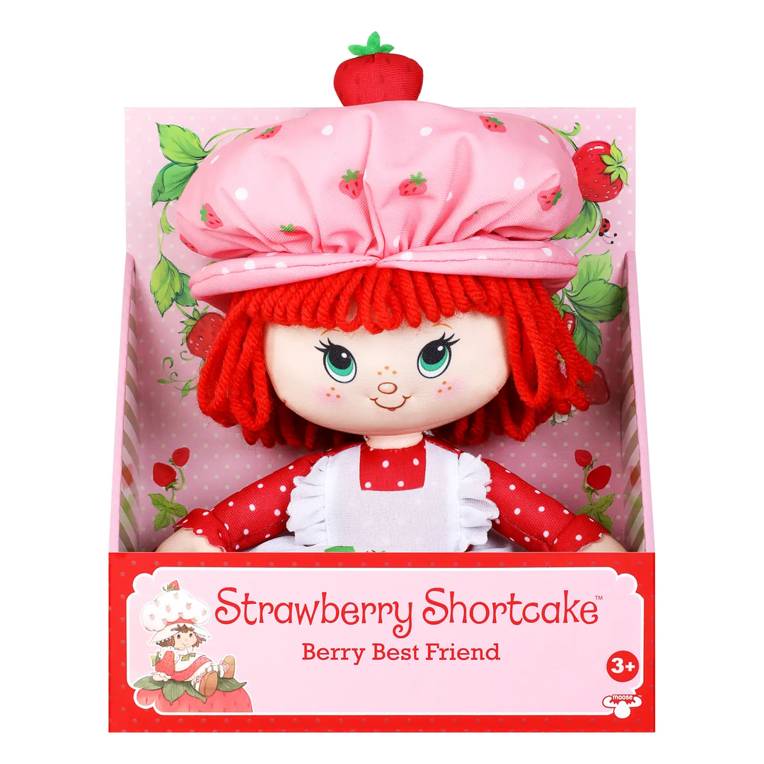 Retro Strawberry Shortcake Stuffed Doll - Scented Strawberry