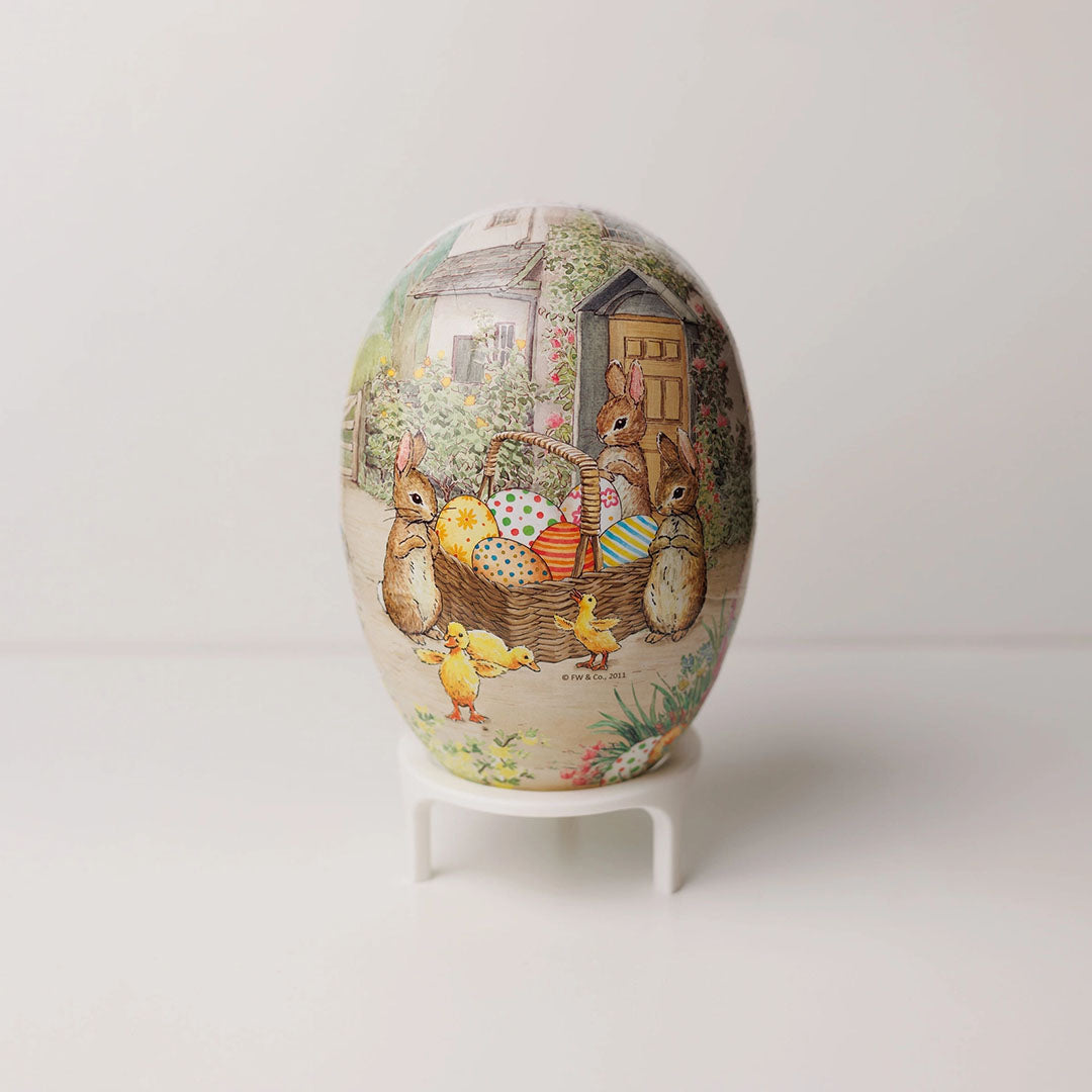 Paper Mache Medium Easter Egg For Fillings- Peter Rabbit & Friends