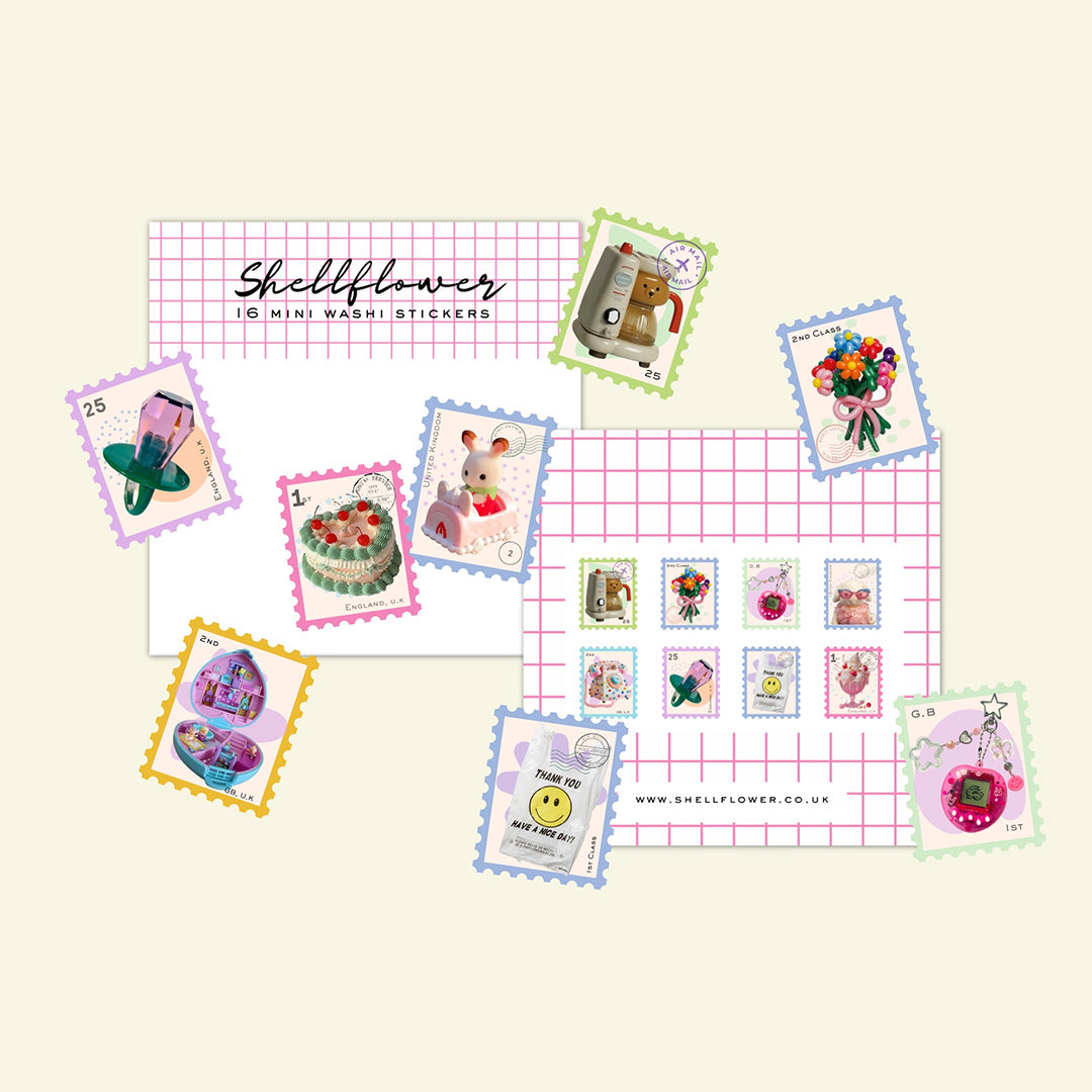 Millennial Washi Flake Stickers