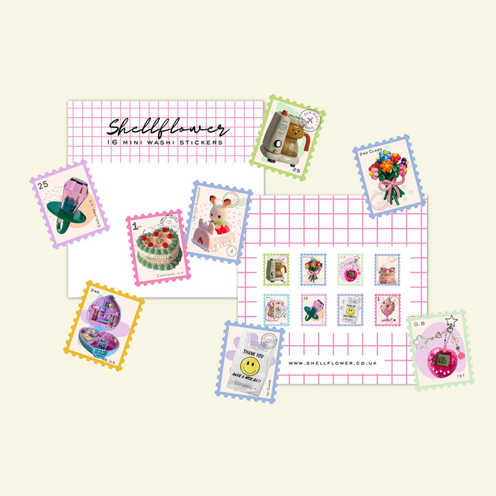 Millennial Washi Flake Stickers