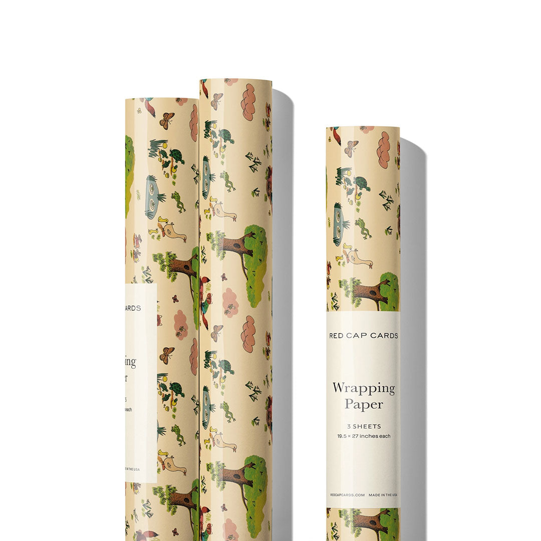 Richard Scarry Whimsy Hollow Wrapping Paper - Roll of 3 Sheets