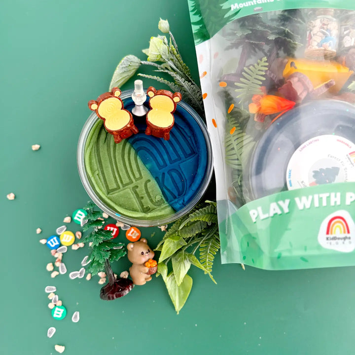 NEW Scented Natural Sensory Play Dough Kit- Camping
