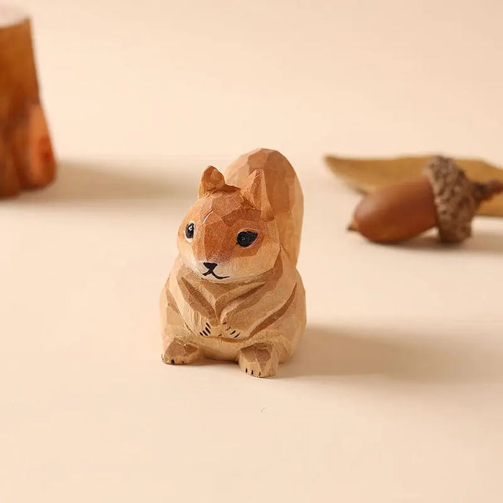 Handmade Wooden Animal- Squirrel