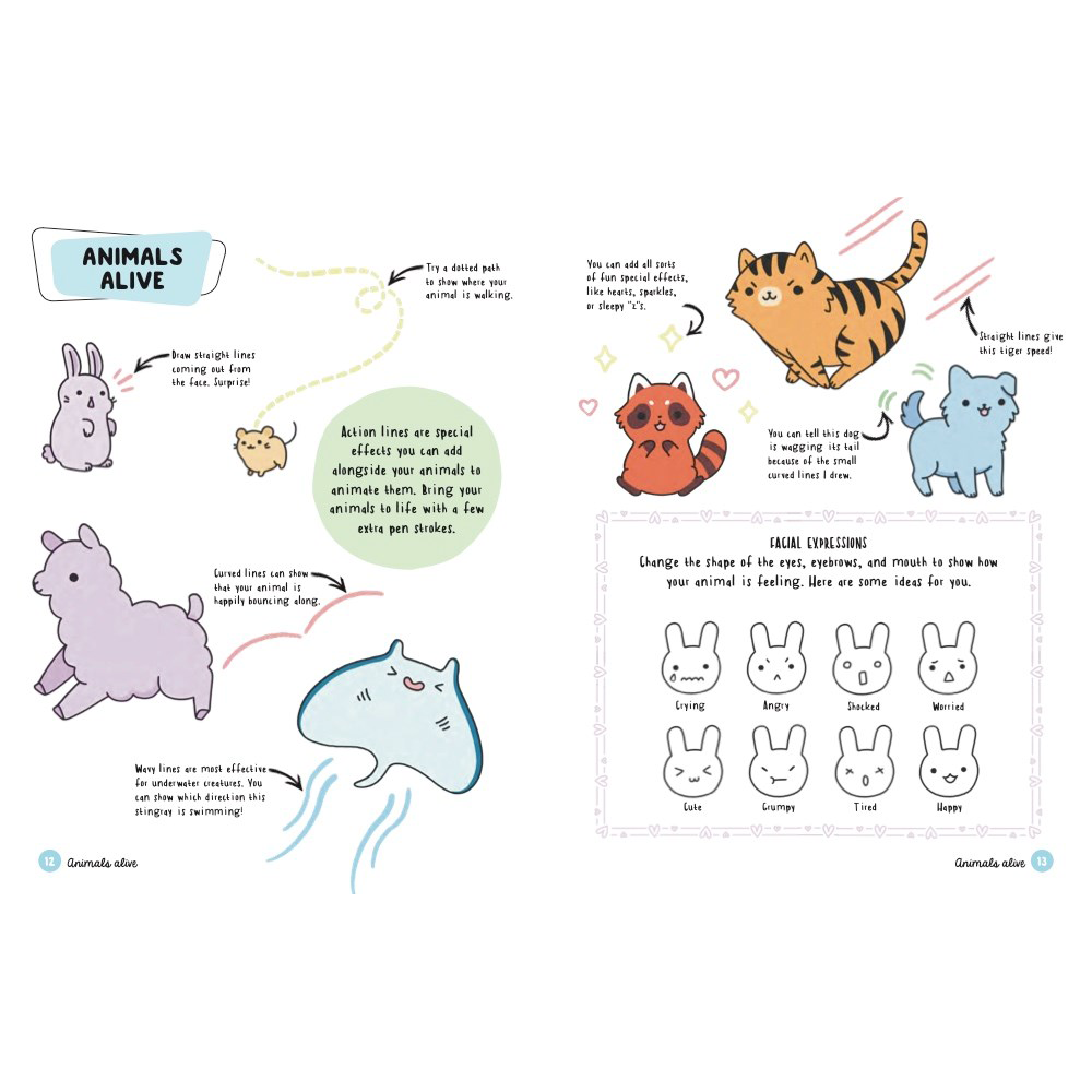 NEW How To Draw Cute Animals Book
