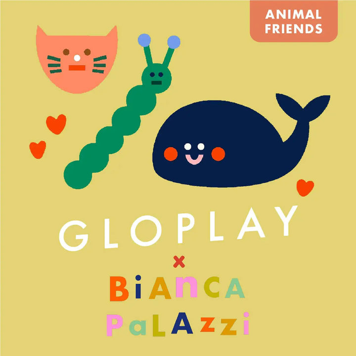 Japanese Glo Stickables Set- Animal Friends By Bianca Palazzi