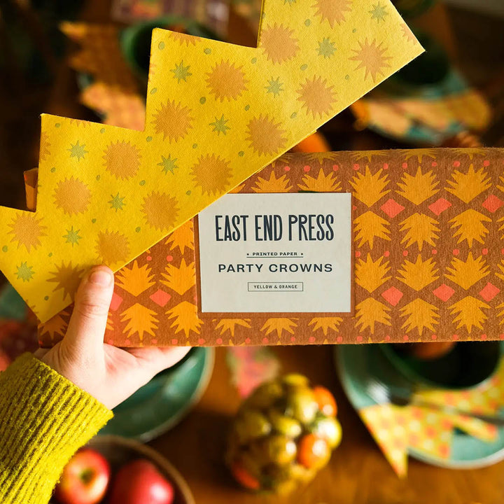 Yellow Paper Crowns