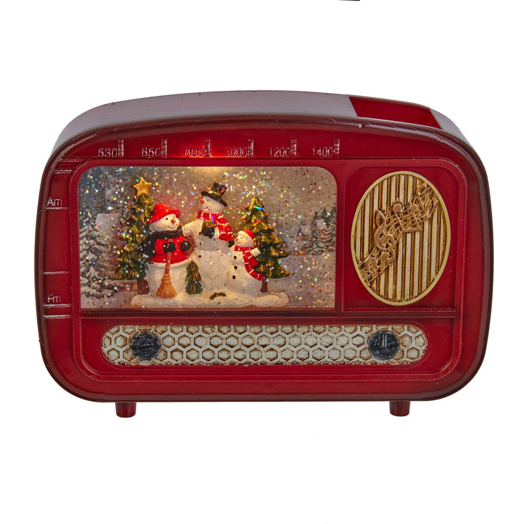 NEW Snowman Radio Water Lantern