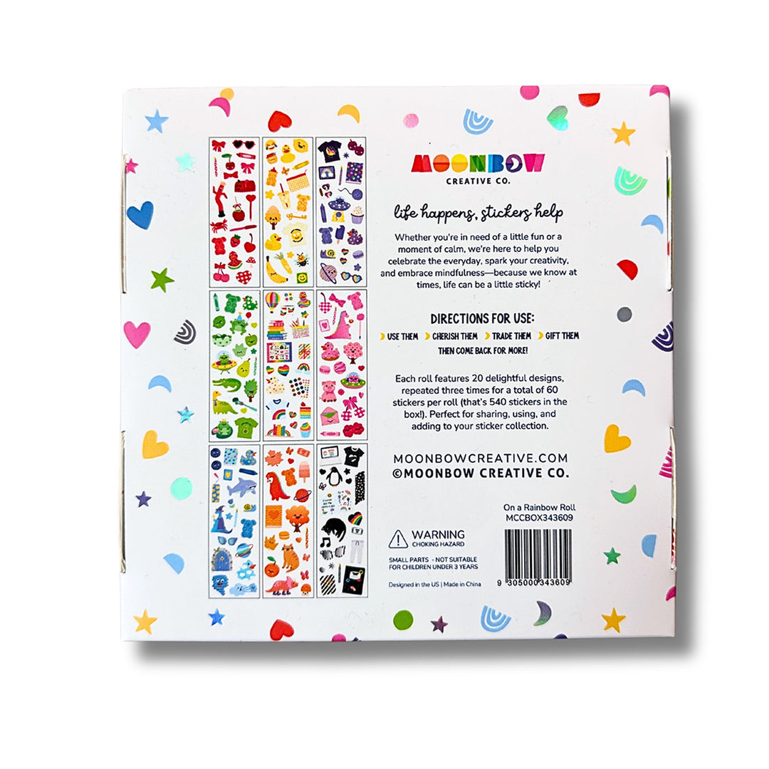 Sticker Roll Box: On a Rainbow Roll Edition