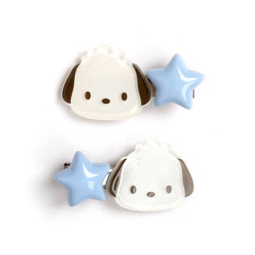 Sanrio Characters Acrylic Hair Clip 2Pcs SET