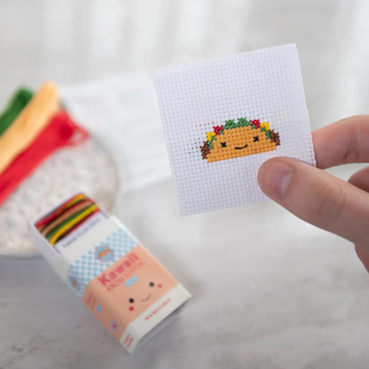 NEW Kawaii Taco Mini Cross Stitch Kit