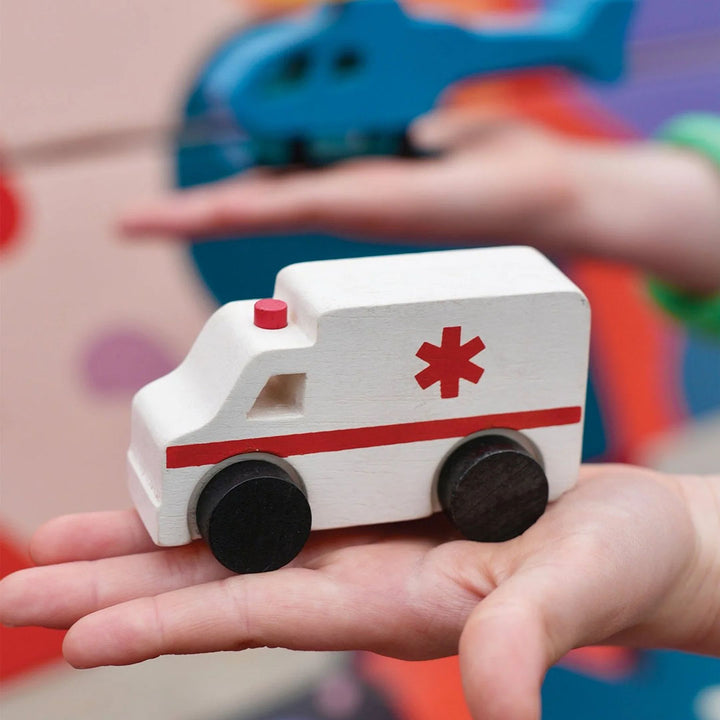 Wooden Emergency Transport Car Assortment