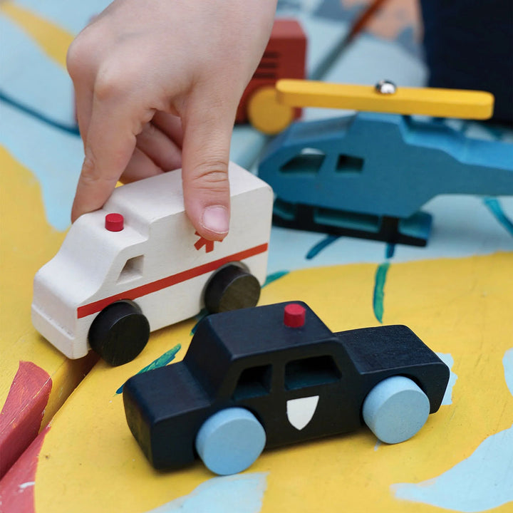 Wooden Emergency Transport Car Assortment