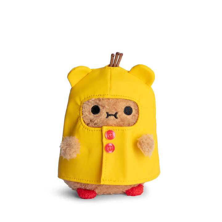 Mini Plush Toy - Mouse Boot- Yellow Raincoat Ricespud