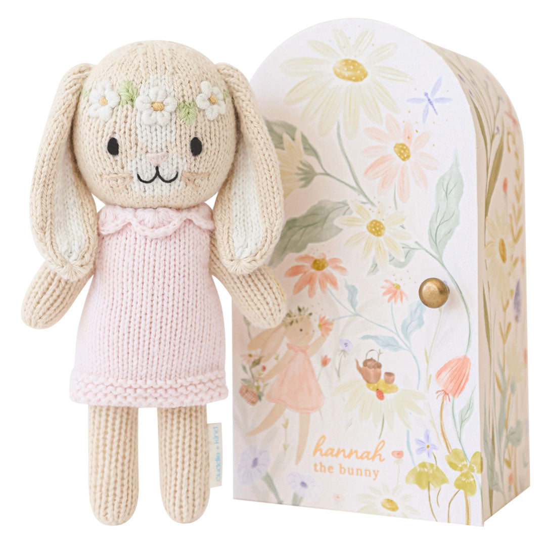 Tiny Hannah the Bunny Knit Doll (Blush)