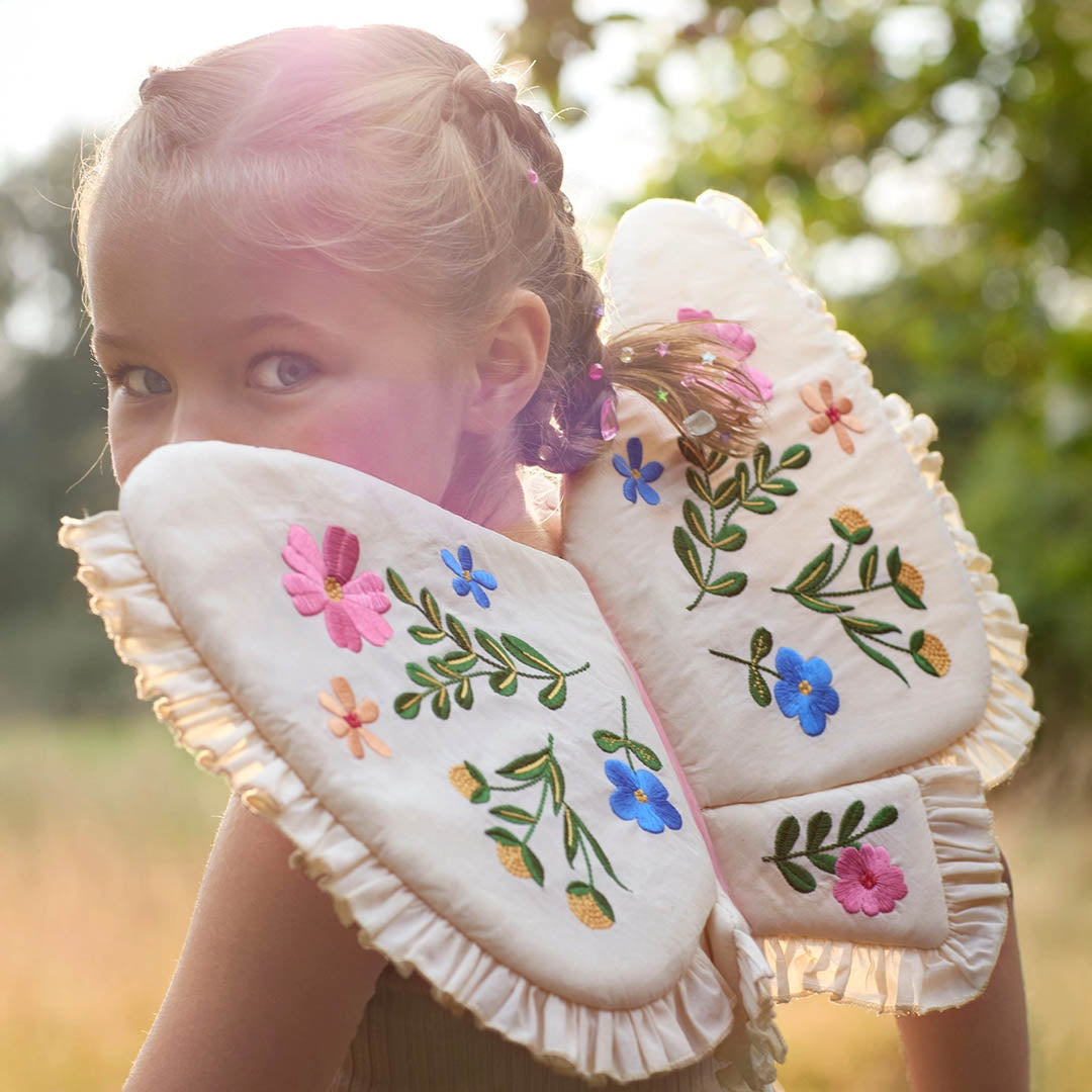 Butterfly Wings - Embroidered Floral