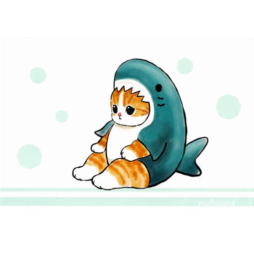 NEW Mofusand Shark Doll - 8"