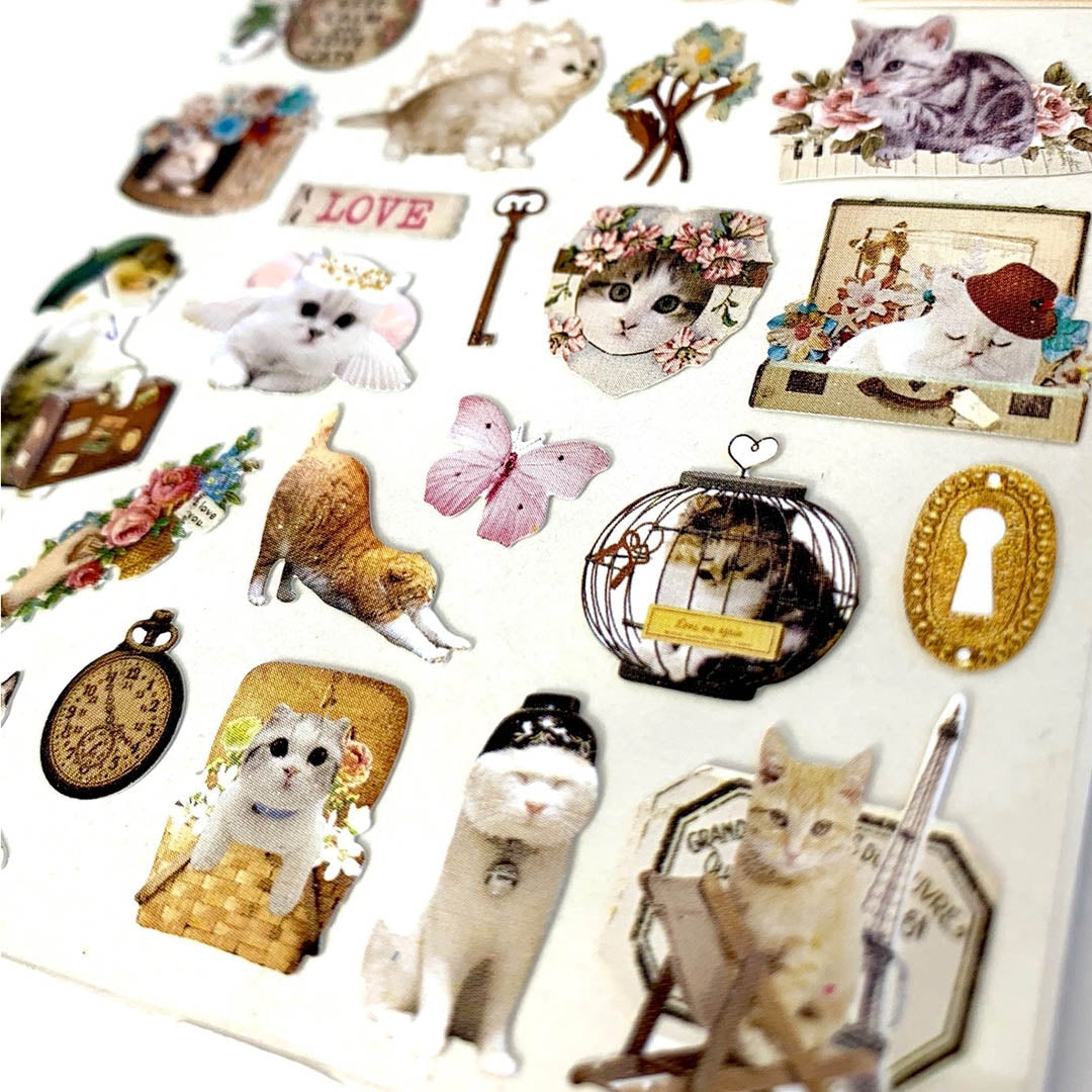 Parisian Kitty Sticker Sheet