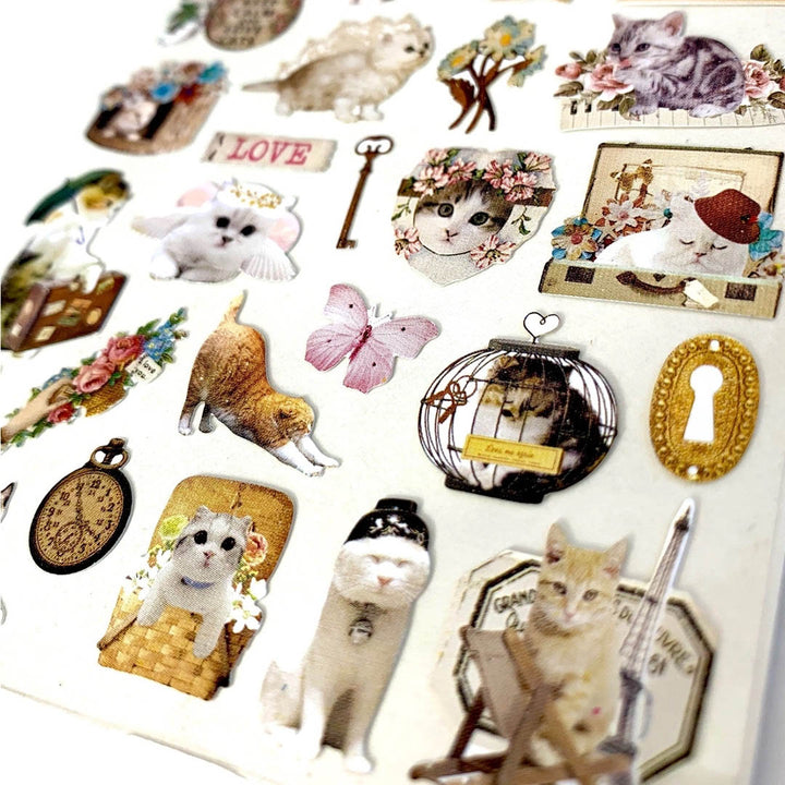 Parisian Kitty Sticker Sheet