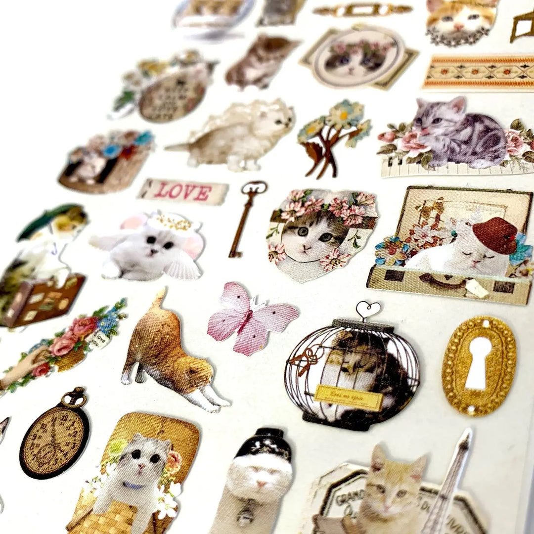 Parisian Kitty Sticker Sheet