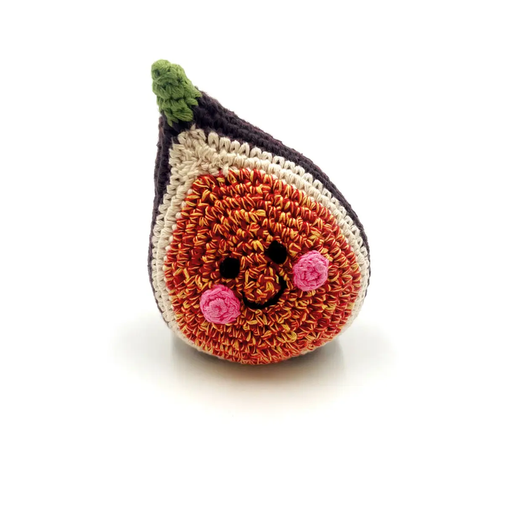 Organic Crochet Rattle: Fig