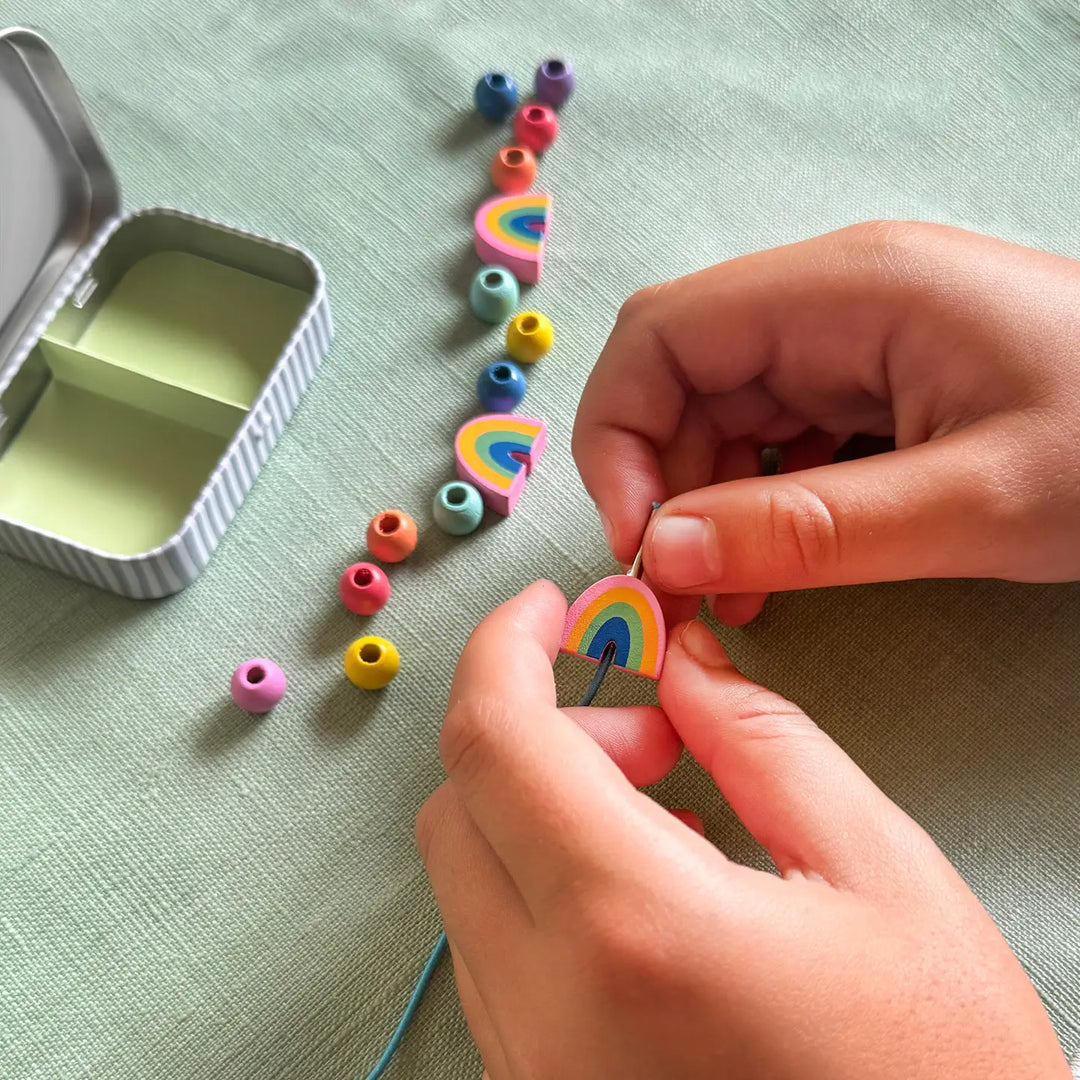 NEW Rainbow Bracelet Tin Gift Kit