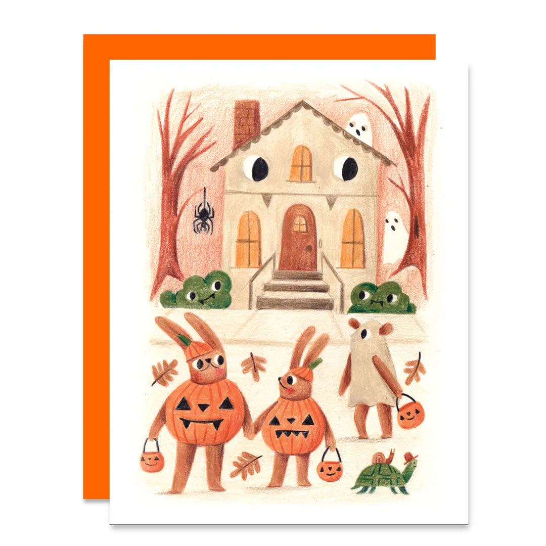 Trick or Treat Parade Card