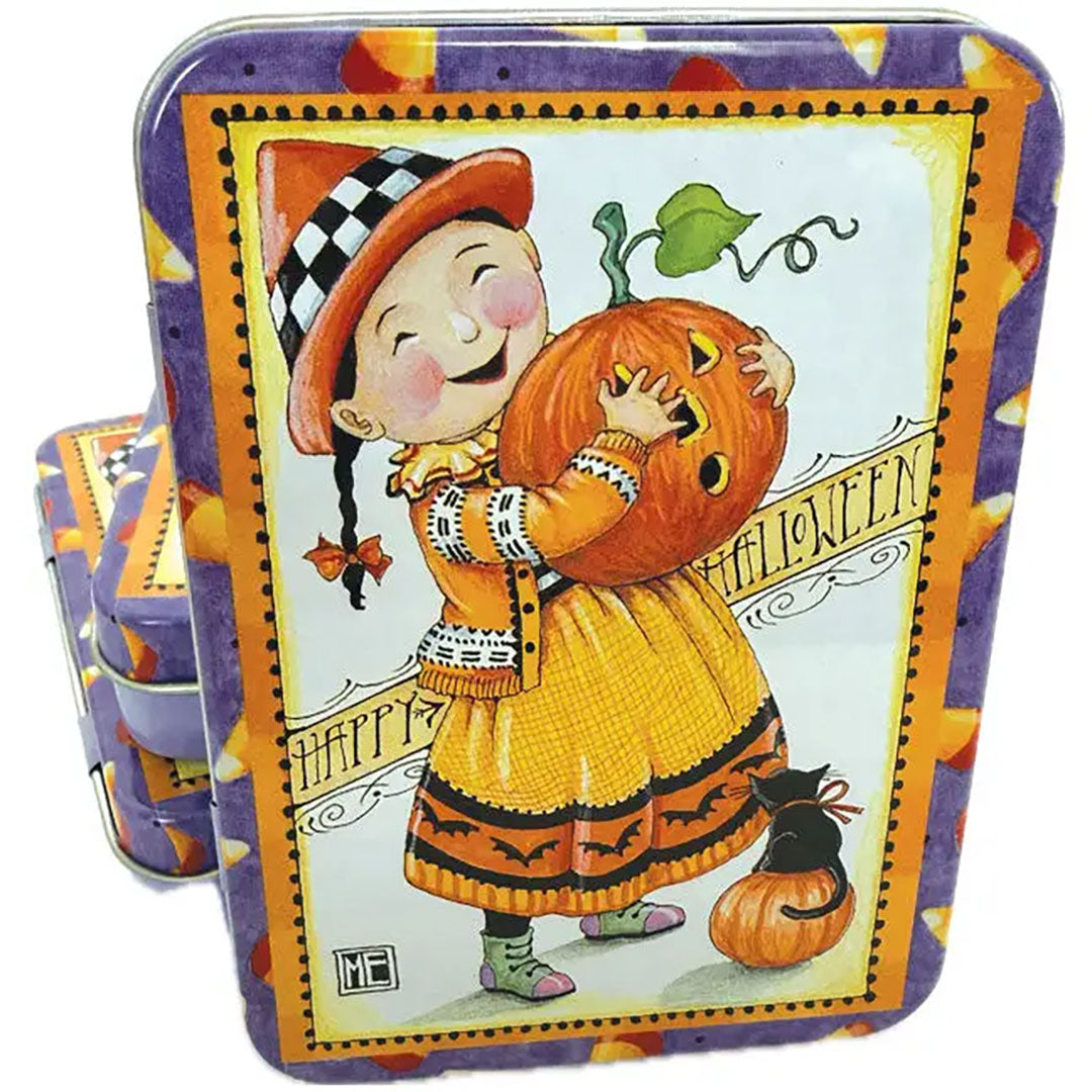 Mary Engelbreit Halloween Girl Sticker Tin