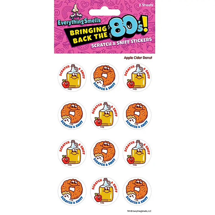 Apple Cider Donut Scratch & Sniff Stickers