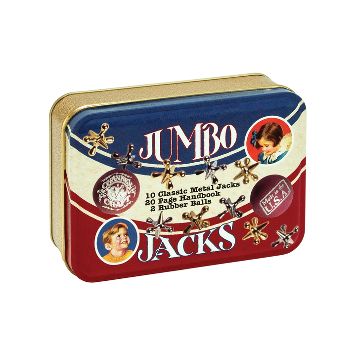 Jumbo Jacks in A Classic Toy Tin