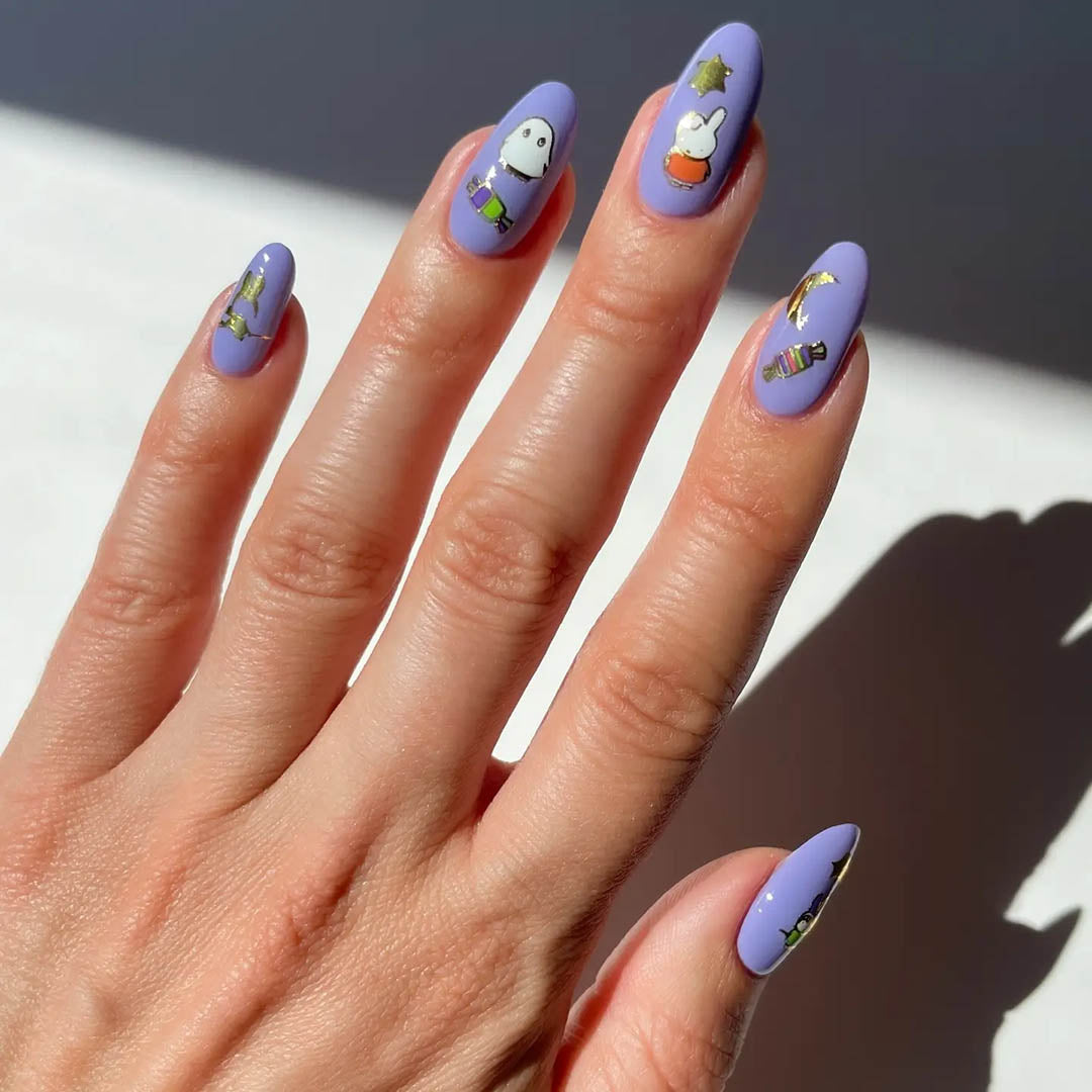 Nail Art Deco Stickers: Miffy's Halloween