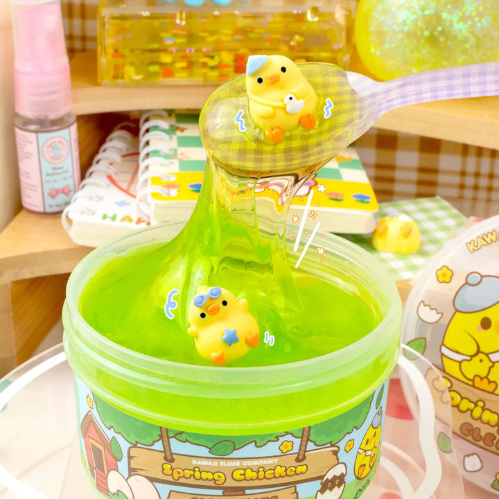 NEW Spring Chicken Clear Slime