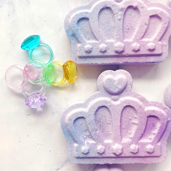 Non Toxic All Natural Crown Bath Bomb with Toy!