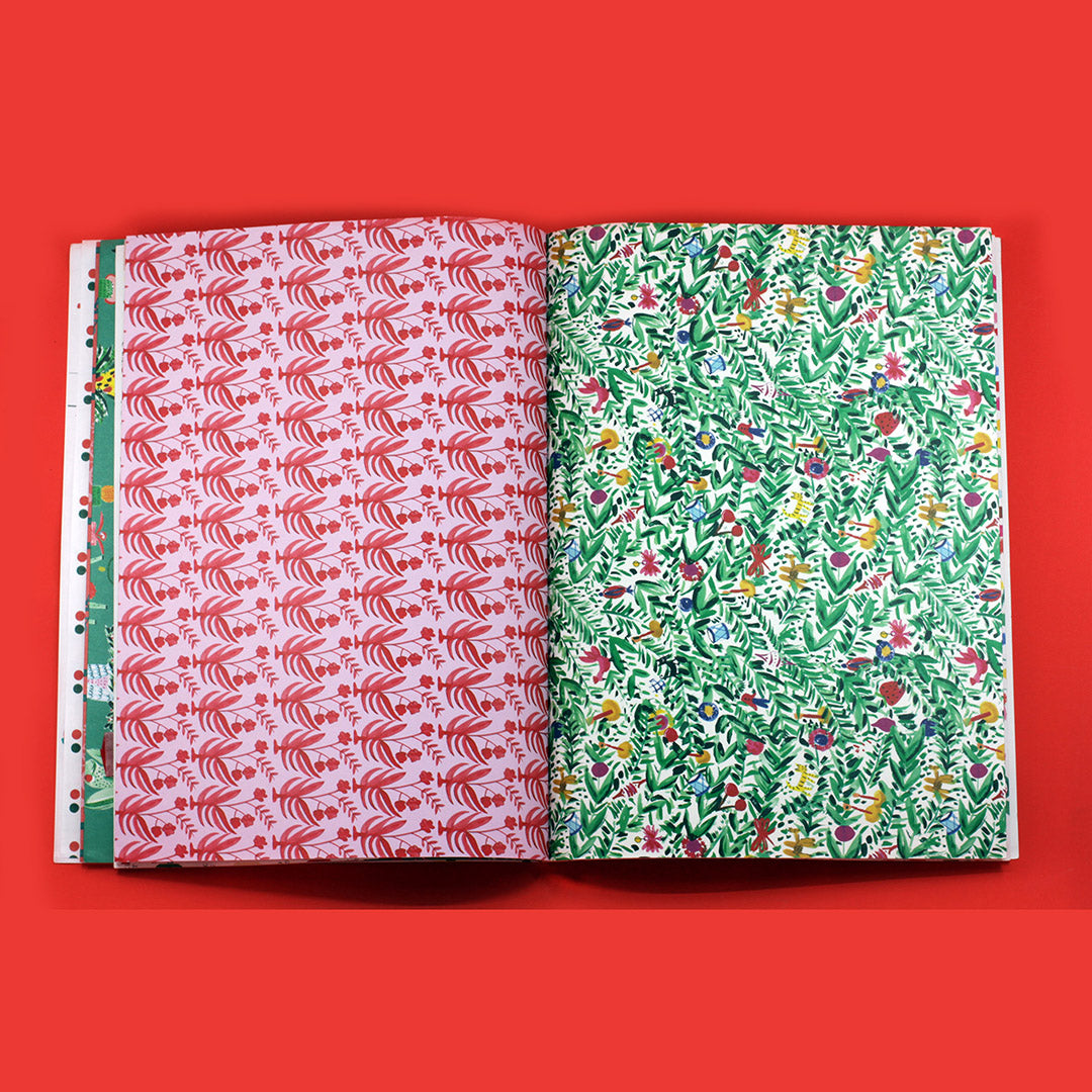NEW Gift Wrap Paper- Very Delightful Holiday Wrapping Paper Book