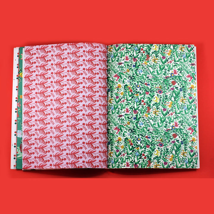 NEW Gift Wrap Paper- Very Delightful Holiday Wrapping Paper Book