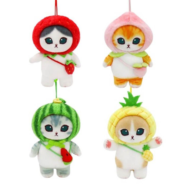 NEW Mofusand Plush Keychain– Fruit Costume Series