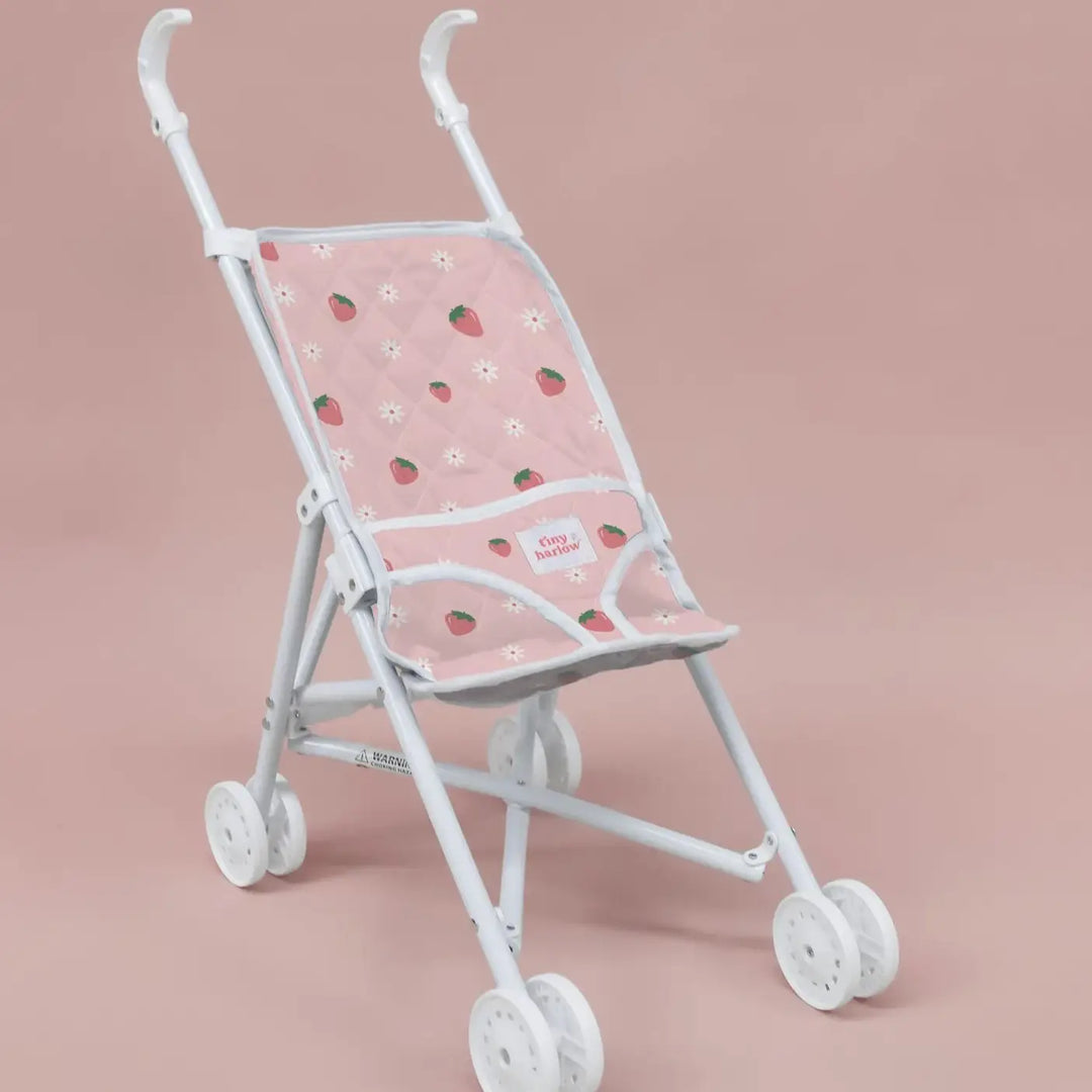 NEW Baby Doll Umbrella Stroller- Pink Strawberry