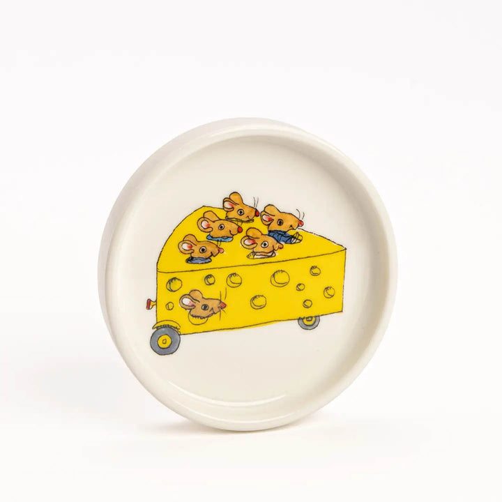 Richard Scarry Cheese Car Round Trinket Dish