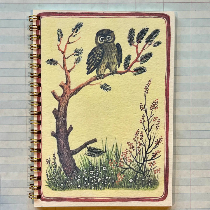 Folksy Forest Scene Notebooks