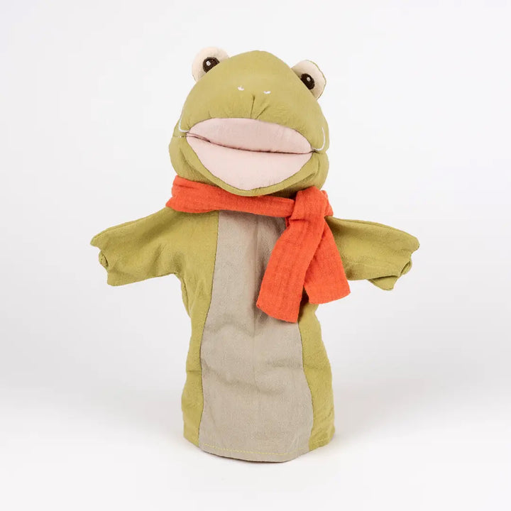 French Frog Hand Puppet