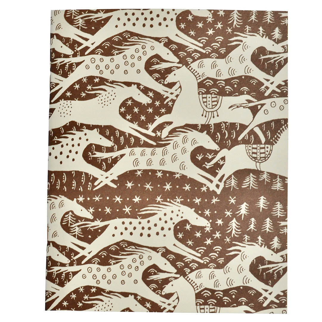 Exercise Book Horses Chocolate (Lined)