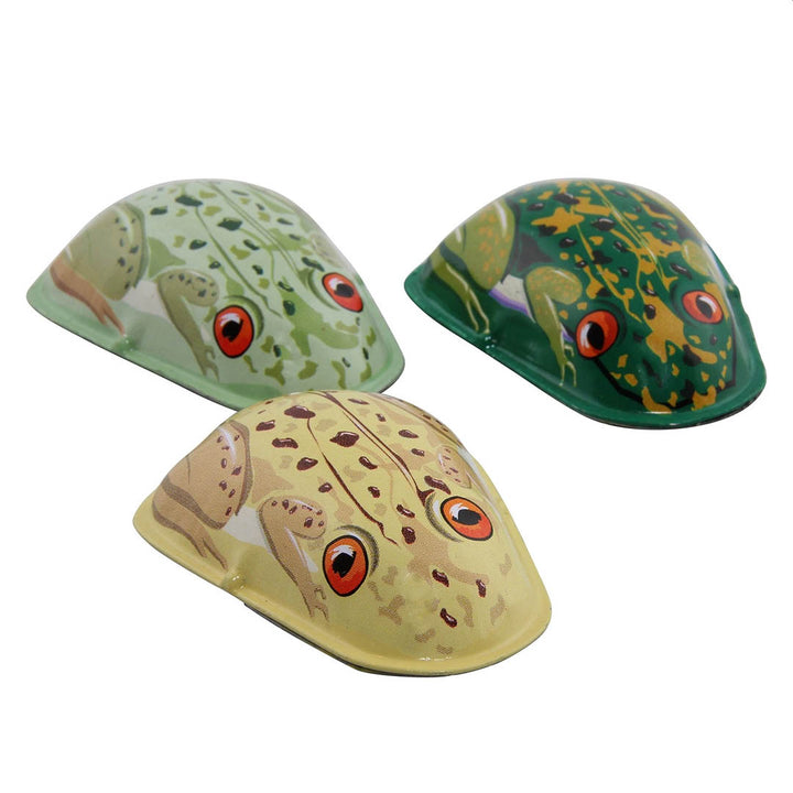 Retro Tin Jumping Frog Toy