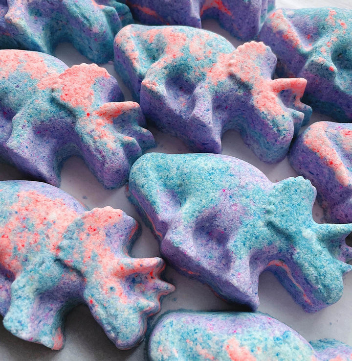 Triceratops Dino Bath Bomb (With Toy!)