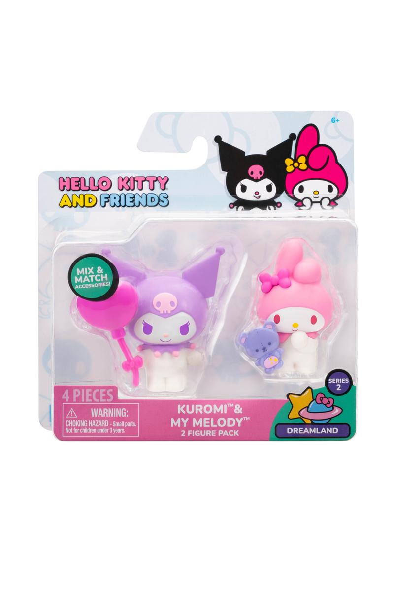Hello Kitty & Friends 2" Dreamland 2 Figure Pack