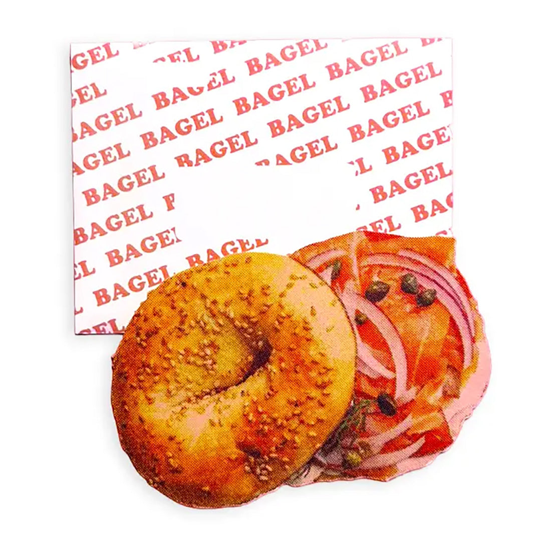 Retro NYC Bagel Postcard With Envelope